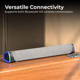 RGB Desktop Soundbar USB PC Speaker with 3D Bass